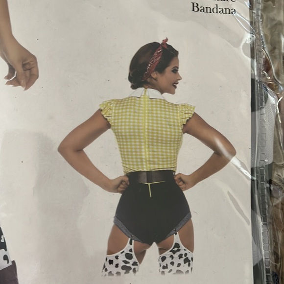 LEG AVENUE SEXY COWGIRL COSTUME SIZE SMALL - Picture 5 of 13